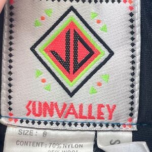 Sun Valley Vintage Rare Sample Model Ski/Snowboard Pants Sz 8